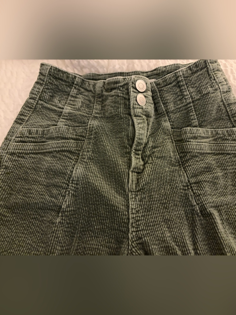 Altar’d State Olive Green Women’s Corduroy pants - Picture 3 of 9